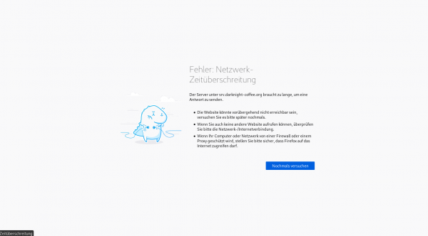 Fehler, wenn ich über Browser  ihn aufrufe.