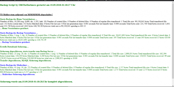 Screenshot ohne -v Parameter