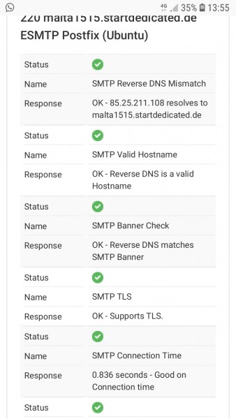 Reverse nicht Hostname